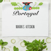 Das portugiesische Programm Geschirrtuch (Gefaltet)