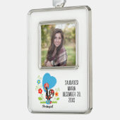 Das portugiesische Programm Rahmen-Ornament Silber (Links)