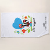 Das portugiesische Programm Strandtuch (Vorderseite)