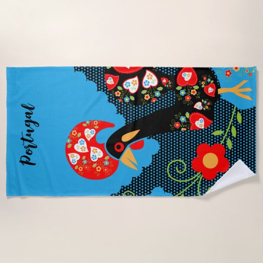 Das portugiesische Programm Strandtuch (Vorderseite)