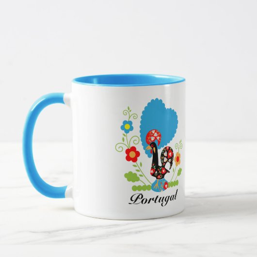 Das portugiesische Programm Tasse (Links)
