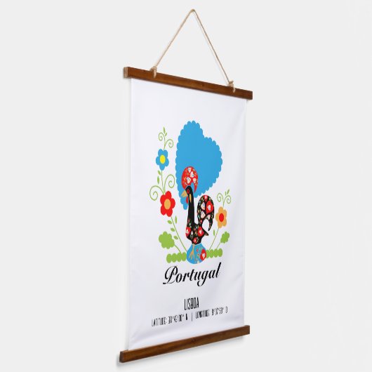 Das portugiesische Programm Wandteppich Mit Holzrahmen (Gewinkelt)