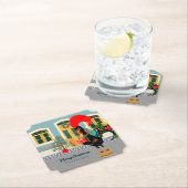 Das portugiesische Rooster mit einem Weihnachtsges Untersetzer (Vor Ort)