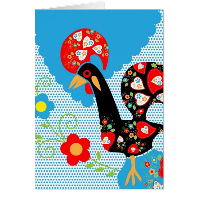 Das portugiesische Rooster von Barcelos (Vorne)