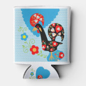 Das portugiesische Rooster von Barcelos Dosenkühler (Vorderseite)