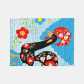 Das portugiesische Rooster von Barcelos Fleecedecke (Vorderseite (Horizontal))