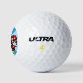 Das portugiesische Rooster von Barcelos Golfball (Logo)