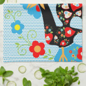 Das portugiesische Rooster von Barcelos Handtuch (Gefaltet)