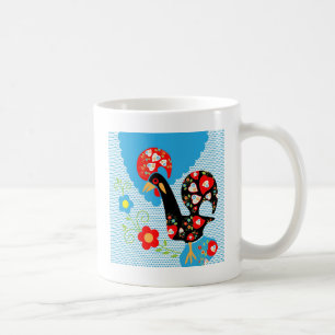 Das portugiesische Rooster von Barcelos Kaffeetasse