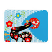 Das portugiesische Rooster von Barcelos Magnet (Horizontal)
