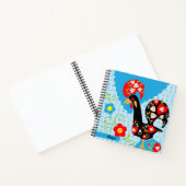 Das portugiesische Rooster von Barcelos Notizblock (Innenseite)