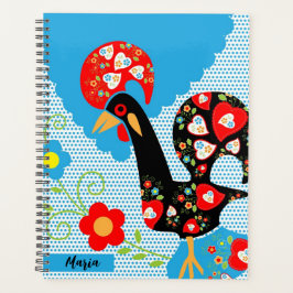 Das portugiesische Rooster von Barcelos Planer