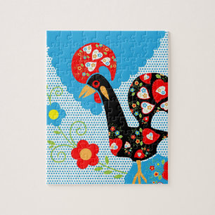 Das portugiesische Rooster von Barcelos Puzzle