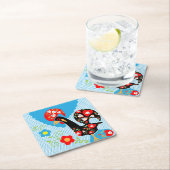 Das portugiesische Rooster von Barcelos Rechteckiger Pappuntersetzer (Vor Ort)