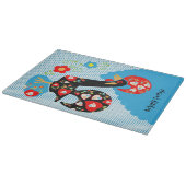 Das portugiesische Rooster von Barcelos Schneidebrett (Ecke)