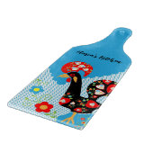 Das portugiesische Rooster von Barcelos Schneidebrett (Ecke)