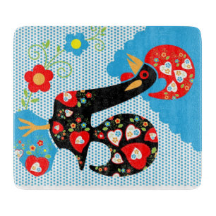 Das portugiesische Rooster von Barcelos Schneidebrett