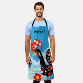 Das portugiesische Rooster von Barcelos Schürze (Getragen)