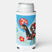 Das portugiesische Rooster von Barcelos Selters Dosenkühler (Seltzer Vorderseite)