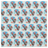 Das portugiesische Rooster von Barcelos Stoff (Muster)