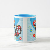 Das portugiesische Rooster von Barcelos Tasse (Zentrum)