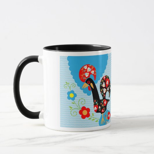 Das portugiesische Rooster von Barcelos Tasse (Links)