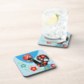 Das portugiesische Rooster von Barcelos Untersetzer (Rechte Seite)