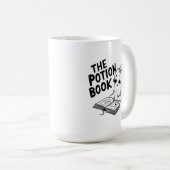 Das Posenbuch zu Halloween Kaffeetasse (VorderseiteRechts)