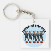 Das Possum All Star Basketball Team Schlüsselanhänger (Vorderseite)