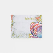 Das Post-Itanmerkungen der Direktion Post-it Klebezettel (Vorderseite)