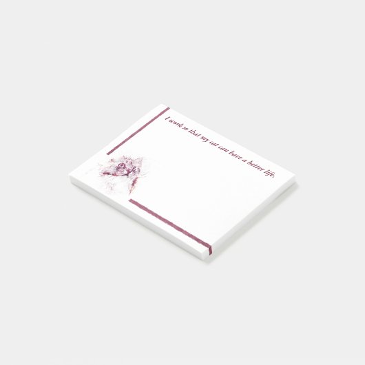 Das Post-Itanmerkungen des humorvollen Post-it Klebezettel (angewinkelt)