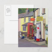Das Postamt des Dorfes Postkarte (Vorne/Hinten)