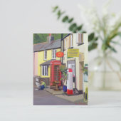 Das Postamt des Dorfes Postkarte (Stehend Vorderseite)