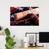 Das Poster der Demokratie feiern (Heimbüro)