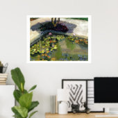 Das Poster der Gesellschaft der vier Künste (Heimbüro)