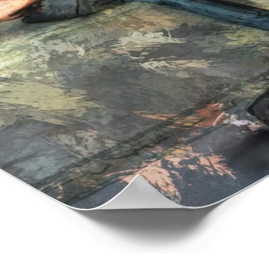 Das Poster der Gitarre (Ecke)