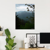 Das Poster der Großen rauchten Berge (Heimbüro)