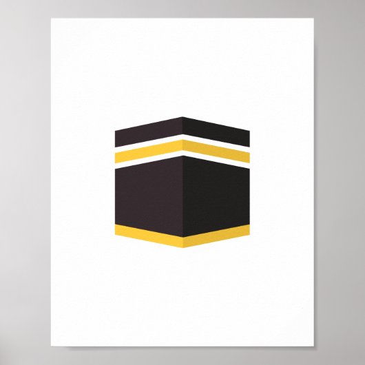 Das Poster der heiligen Kaaba-Printwerbung (Vorne)