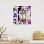 Das Poster der Hochpriesterkarte für das Tarot (Küche)
