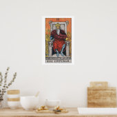 Das Poster der Kaiser-Tarot-Karte (Küche)