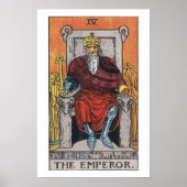 Das Poster der Kaiser-Tarot-Karte (Vorne)