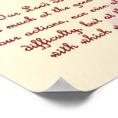 Das Poster der kleinen Blume (Ecke)