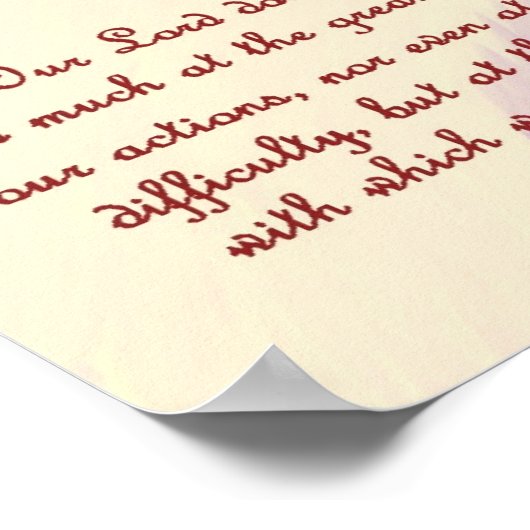 Das Poster der kleinen Blume (Ecke)