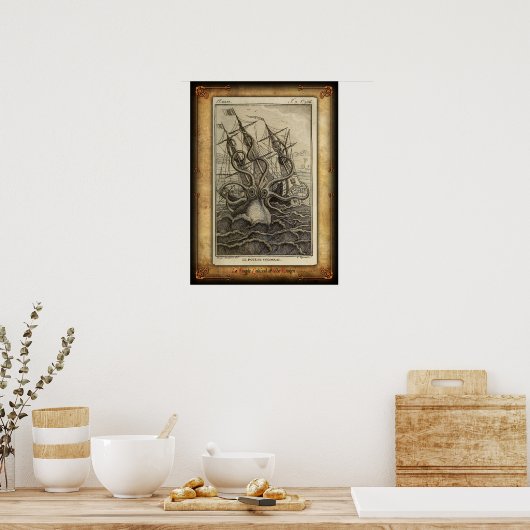 Das Poster der Kraken (Küche)