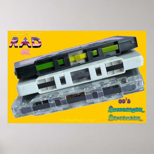 Das Poster der Krassen Mall "80er Soundtrack Septe (Vorne)