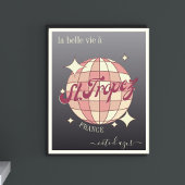 Das Poster der Mauer von Saint-Tropez