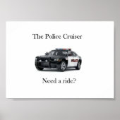 Das Poster der Polizei (Vorne)