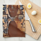 Das Poster der Ponte Vecchio Card - Akryldrucke Geschirrtuch (Viertel Falte)