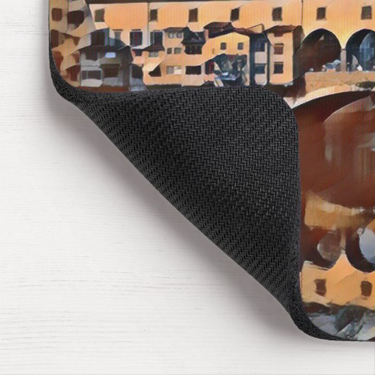 Das Poster der Ponte Vecchio Card - Akryldrucke Mousepad (Ecke)