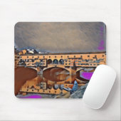 Das Poster der Ponte Vecchio Card - Akryldrucke Mousepad (Mit Mouse)